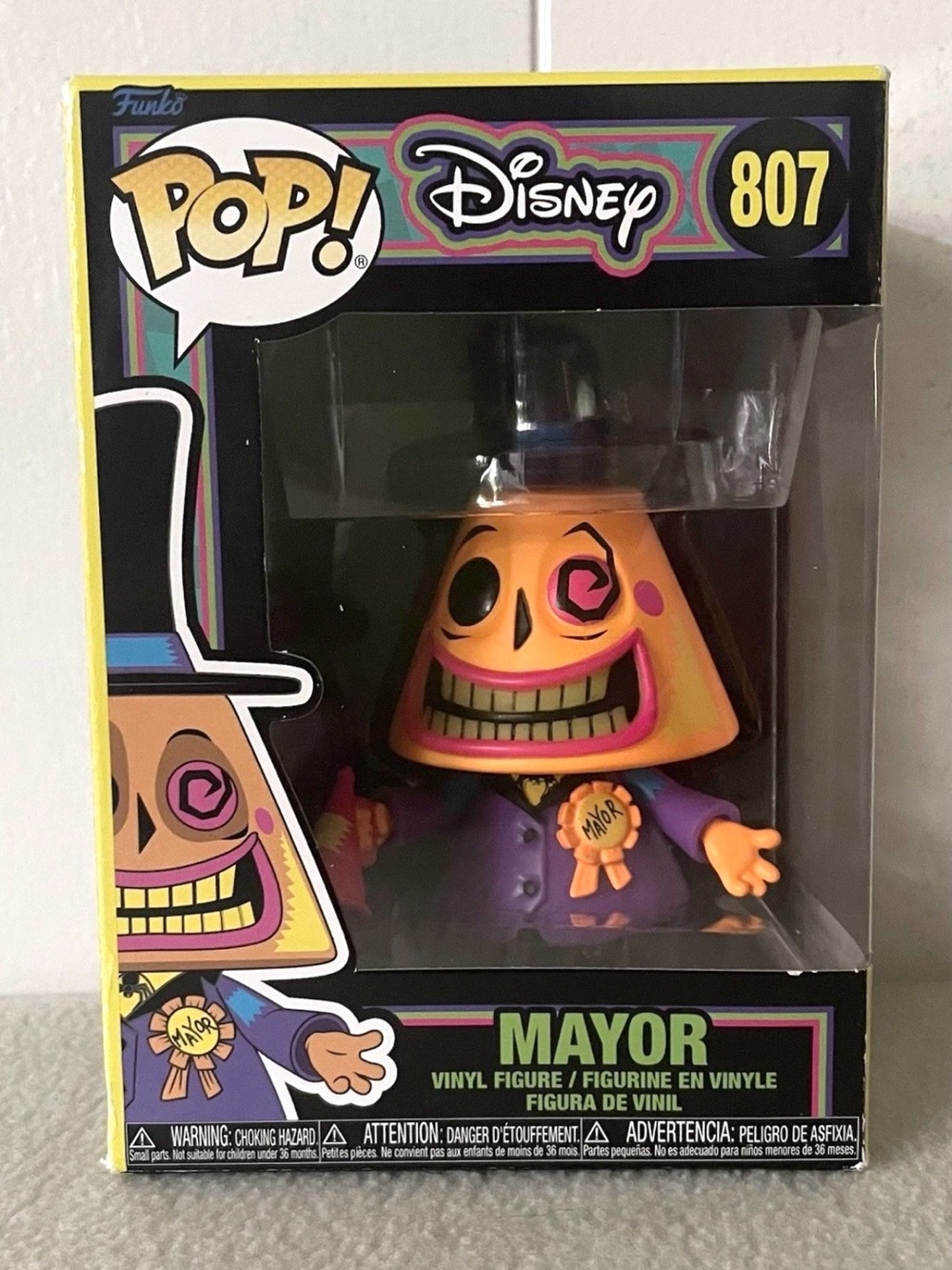 Funko Pop! Disney Mayor Vinyl Figure - Orange & Purple